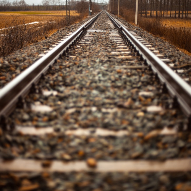 rails-train-path-straight